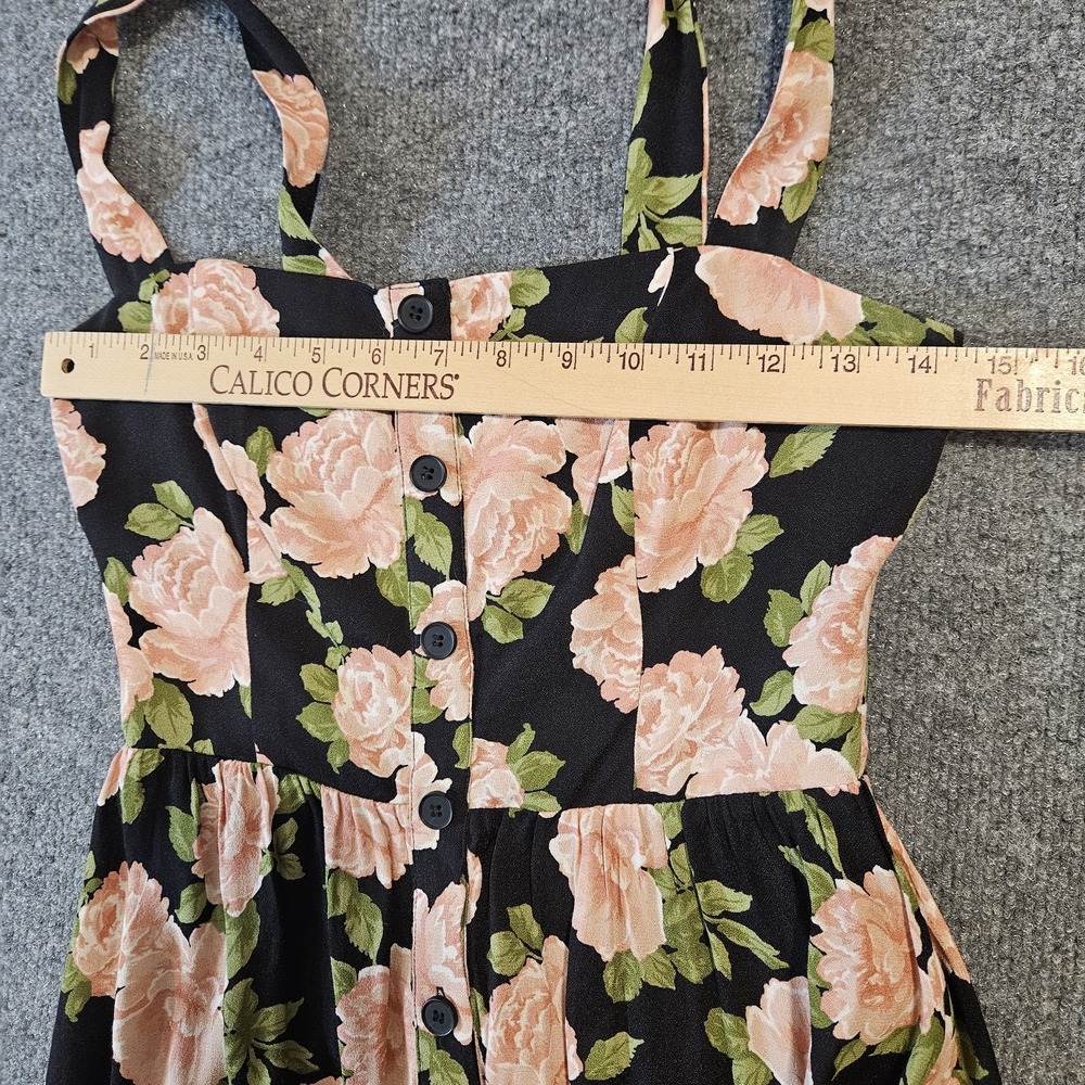 Reformation Saltillo Midi Dress‎ Size 0 Rosalia Rose Pink Floral Cottagecore - Picture 9 of 10